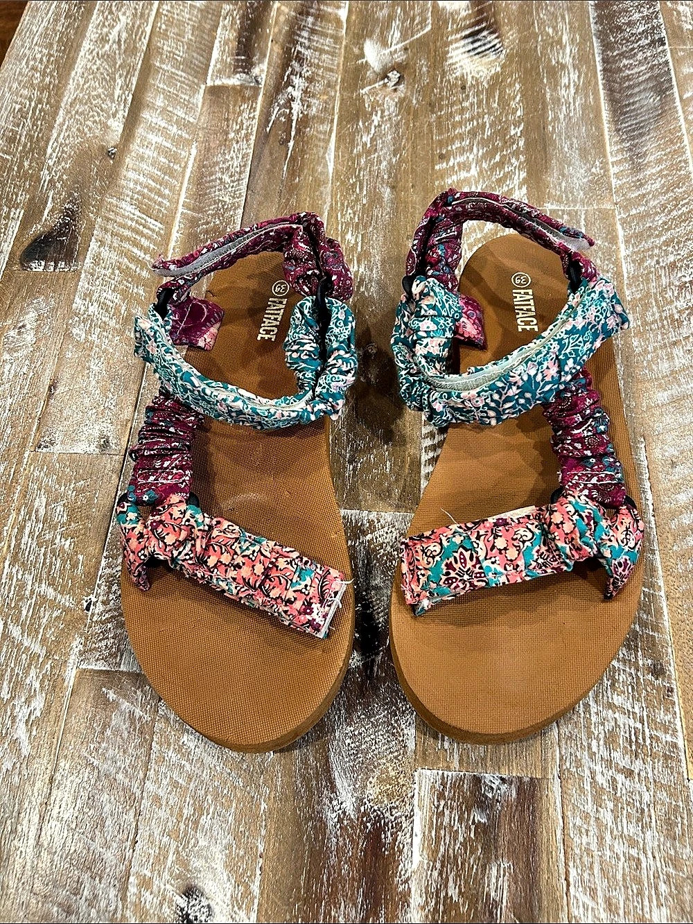 FATFACE Ettie Walking Sandals Floral Print EU 39
